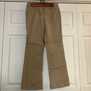 Khaki Tommy Hilfiger straight leg pants, size 4
